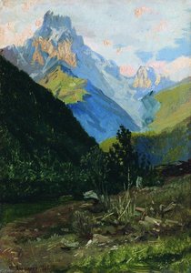 Mount Uzhba In Svanetia — Nikolai Aleksandrovich Yaroshenko