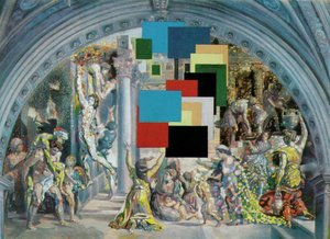 Athens Is Burning! The School Of Athens And The Fire In The Borgo (stereoscopic Work, Right Component), 1979-80 — Salvador Dalí, Surrealism