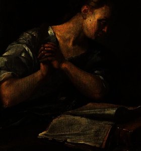 A Woman Meditating — Gabriel Metsu