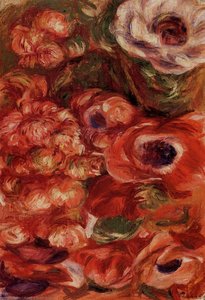 Anémonas 3 — Pierre-auguste Renoir, Impressionist Movement