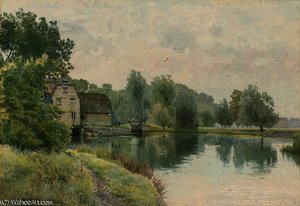 Houghton mill on the river ouse