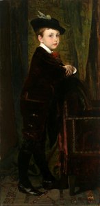 Hans Liebieg´s Portrait As A Child — Eduard Charlemont