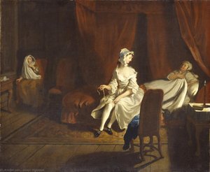 Pamela In The Bedroom With Mrs Jewkes And Mr B