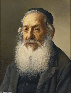 Portrait Of A Rabbi - — Isidor Kaufmann