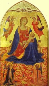 Madonna And Child With Angels — Fra Angelico, Early Renaissance
