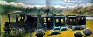 Train In Kakhetia — Niko Pirosmani