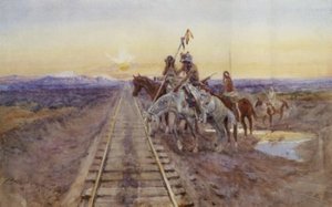 Trail Of The Iron Horse — Charles Marion Russell