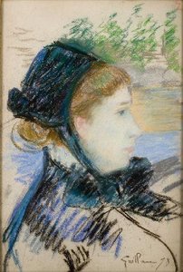 Tête De Femme De Profil — Ferdinand Guillaumin