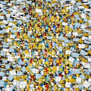 Fragmented Kineticism: A Singular Mosaic of Chromatic Chaos and Geometric Tension