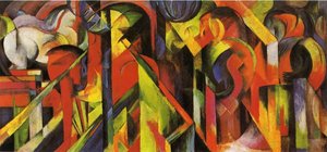 Stables — Franz Marc, German Expressionism