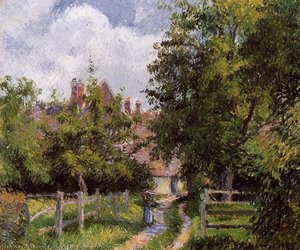 Saint-martin, Cerca De Gisors — Camille Pissarro