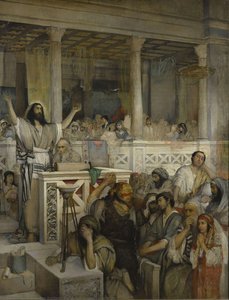 Christ Teaching At Capernaum — Maurycy Gottlieb