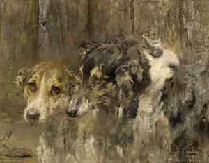 Heads of Two Dogs