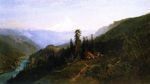 Mount Hood From Hood River — William Keith