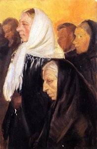 Churchgoers — Anna Kirstine Ancher