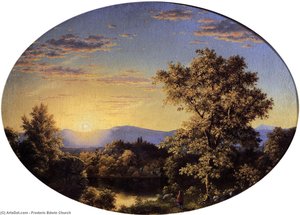 Twilight Among The Mountains — Frederic Edwin Church