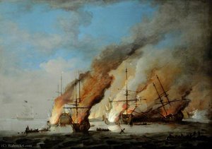 Battle Of La Hoque, May — Peter Monamy