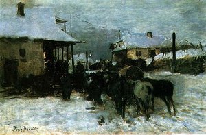 Halt In A Small Town — Josef Von Brandt