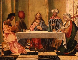 Christ In Emmaus — Benedetto Diana
