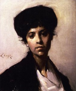 Portrait Of Woman — William Merritt Chase