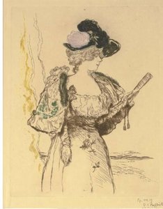 L'actrice En Scène — Jean-françois Raffaelli