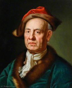 Portrait Of A Man In A Fur-trimmed Hat — Balthasar Denner