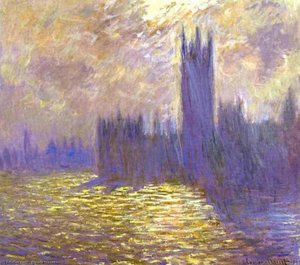 Casas Del Parlamento, Londres — Claude Monet
