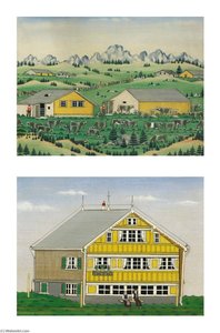 Auf Der Alp, 1892 Gelbes Bauernhaus — Johannes Zülle