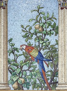 Mosaic - Dining Hall Room Of The Sainte-barbe Library, Paris — Giandomenico Facchina