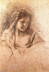 Bust Of Young Woman — Balthus