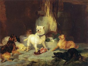 The King Of The Castle — Sir Edwin Henry Landseer, Contemporary Realism