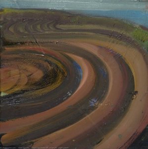 Land Variations Iii (triptych, Right Panel) — Anne Devine