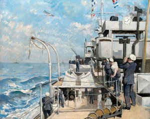 The Return Of A 'camel' Off The Frisian Coast Hms 'curaçao', 11 August 1918 — Philip Connard