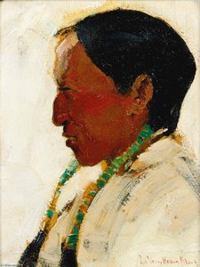 Portrait of a Taos Indian