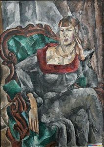 Portrait Of Actress Vizarova — Pyotr Konchalovsky