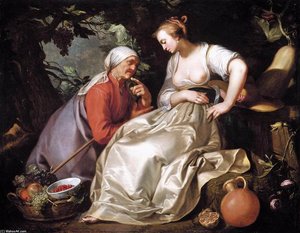 Vertumnus And Pomona — Abraham Bloemaert