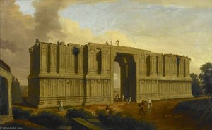 South Entrance to the Temple of Vishnu, Srirangam, Madras