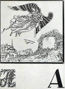 Sheet 'a' From The Album 'ukrainian Alphabet' — Heorhiy Narbut
