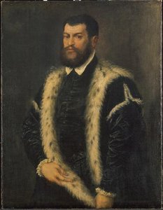 Portrait Of A Man With Ermine Coat — Titian