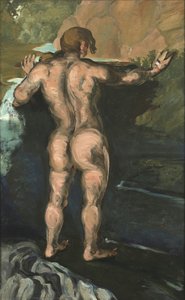 Bather And Rocks — Paul Cézanne