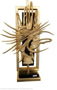Table lamp the hand of Zeus