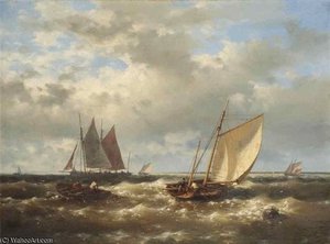 A Stiff Breeze On The Scheldt — Abraham Hulk Senior