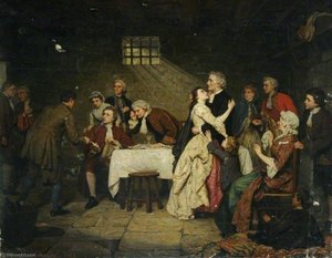 Scene from 'The Vicar of Wakefield' (from the novel by Oliver Goldsmith)