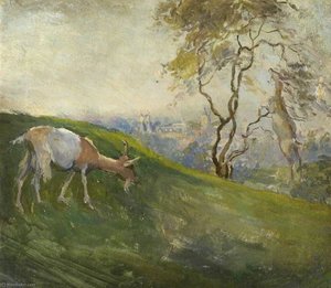 Goat On A Hillside — Kate Ethel Cowderoy