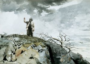 The Watch, Eastern Shore, Prout's Neck — Winslow Homer, American Realism