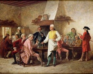 A Gentleman's Debate — Benjamin Eugène Fichel