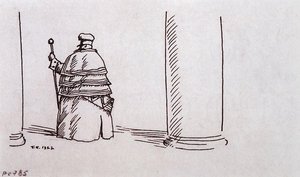Porter — Boris Mikhailovich Kustodiev