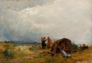 Gypsies In A Landscape — Alexander Junior Fraser