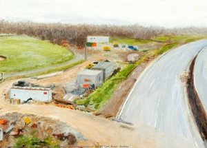 View Of The Construction Of The M1 Link Road, Bushey — Ernest Grant Longman