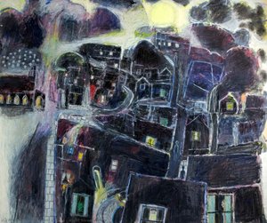 Night Street Scene — Ernest Zobole